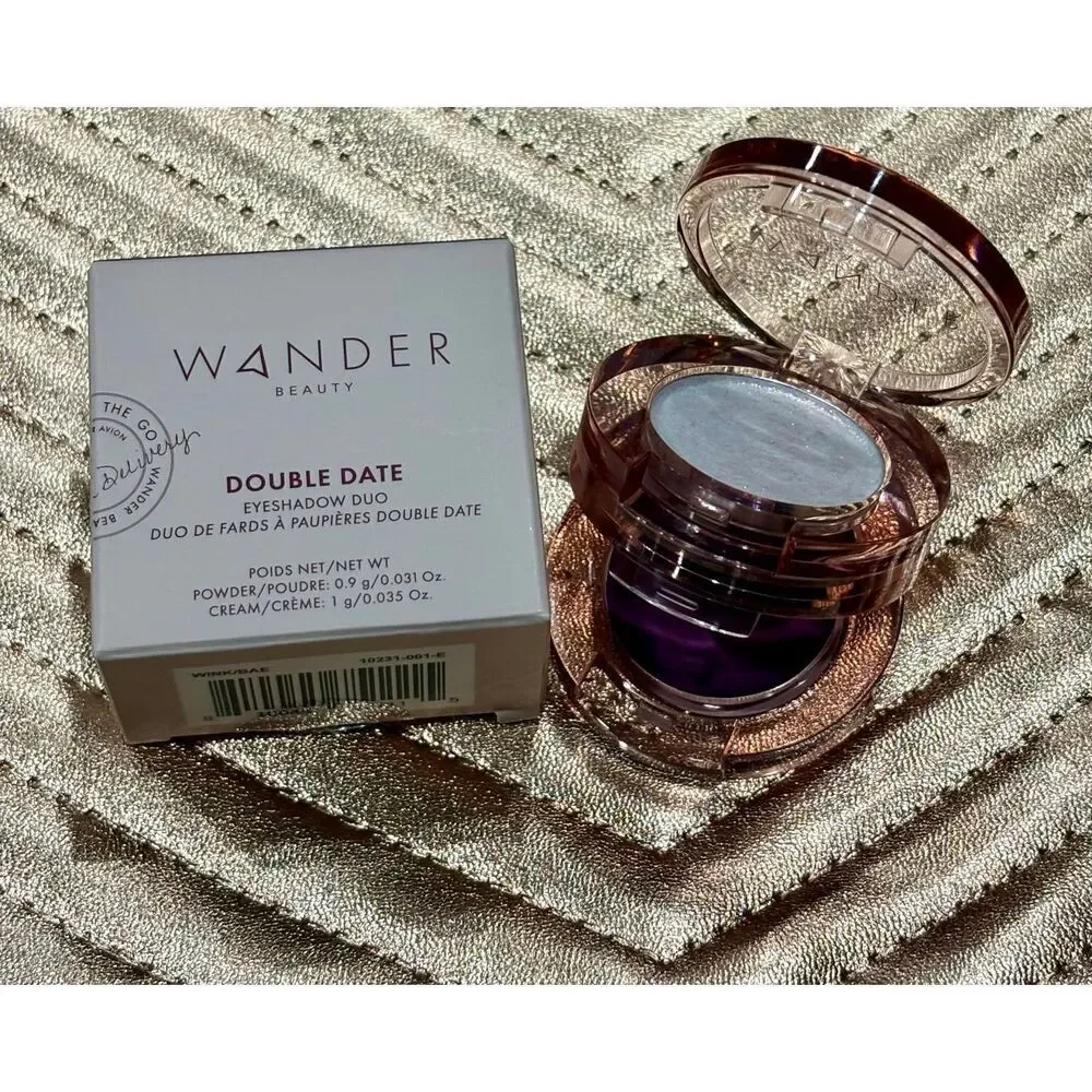 WANDER BEAUTY - Double Date Eyeshadow Duo in Wink/Bae (powder & cream) Full Size